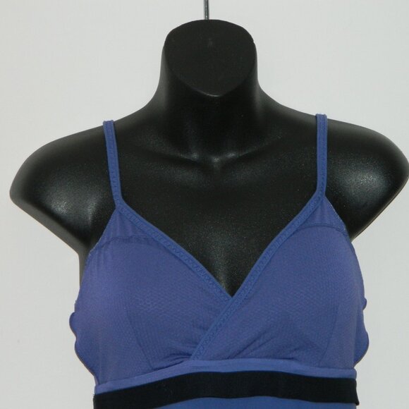 3 for/ $25 Lululemon Purple Long Workout Halter Tank Top Size 10 - Picture 14 of 16